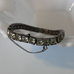 Art Deco Style Tennis Bracelet